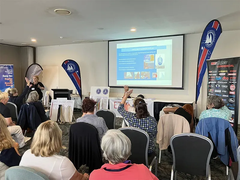 Mel talking at the WWSA Gathering